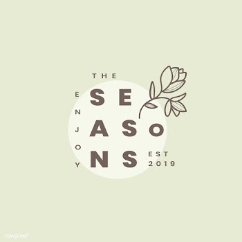 Enjoy the seasons logo design vector | Free stock vector - 523462