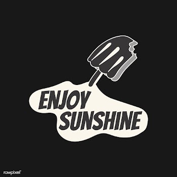 Enjoy the sunshine badge | Free stock vector - 592662