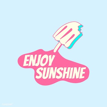 Enjoy the sunshine badge | Free stock vector - 592675