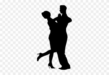 Enrol At Ballroom Dance Lessons In Houston, Tx In Preparation - Couple Dance Silhouette Png