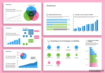Ensemble d’éléments d’infographie