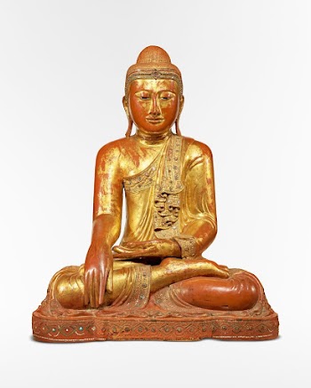 Enshrined Buddha (1850). Original public | Free Photo - rawpixel