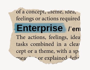 Enterprise ripped dictionary, editable word | Free PSD - rawpixel