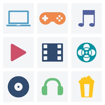 Entertainment concept graphic icons illustrat.. | Free stock vector - 457428