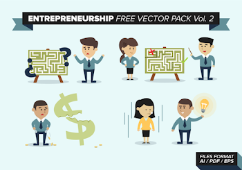 Entrepreneurship Free Vector Pack Vol. 2
