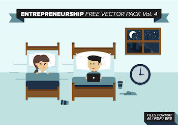 Entrepreneurship Free Vector Pack Vol. 4
