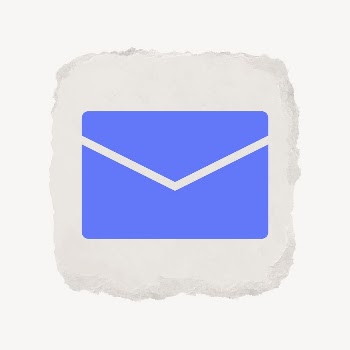 Envelope email icon, ripped paper | Free Icons - rawpixel