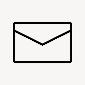 Envelope email line icon, minimal | Free Icons - rawpixel
