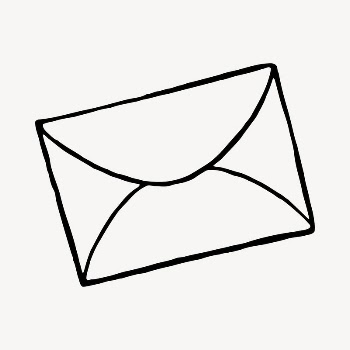 Envelope icon illustration clipart vector. | Free Vector - rawpixel