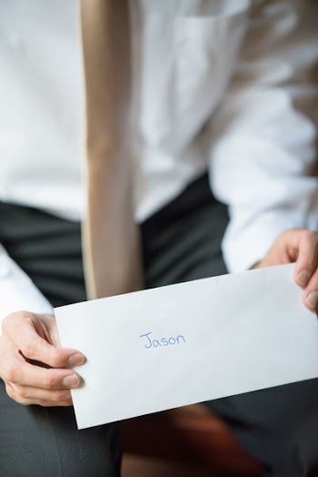 Envelope With Name Written On It