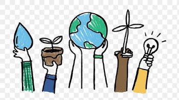 Environment doodle png, renewable energy… | Free stock illustration | High Resolution graphic