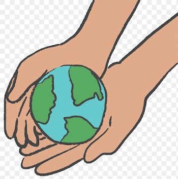 Environment doodle png, with hand holding… | Free stock illustration | High Resolution graphic