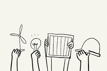 Environment doodle, renewable energy concept | Free stock illustration | High Resolution graphic