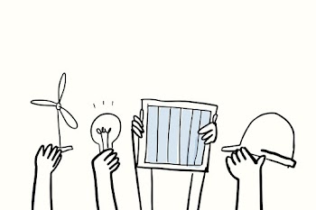 Environment doodle, renewable energy concept | Free stock illustration | High Resolution graphic