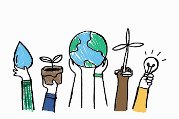 Environment doodle, renewable energy concept | Free stock illustration | High Resolution graphic
