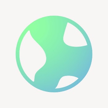 Environment globe icon, aesthetic gradient | Free Icons - rawpixel