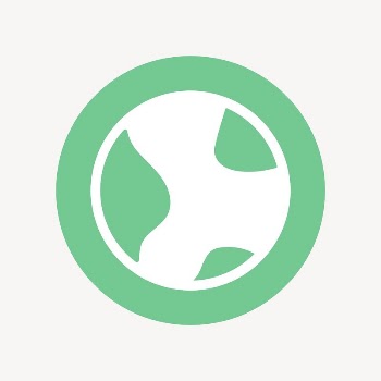 Environment globe icon, flat graphic | Free Icons - rawpixel