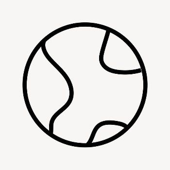 Environment globe line icon, minimal | Free Icons - rawpixel