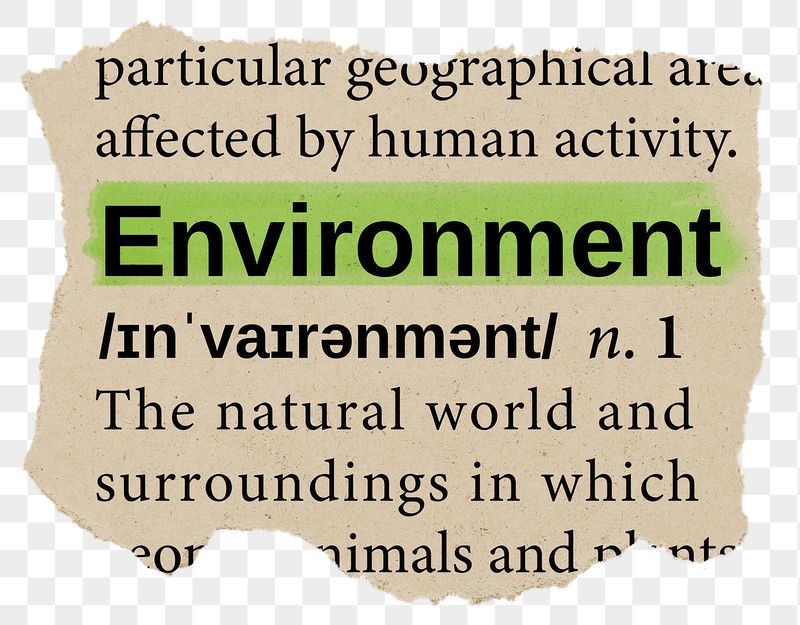 Environment png dictionary word sticker, | Free PNG - rawpixel