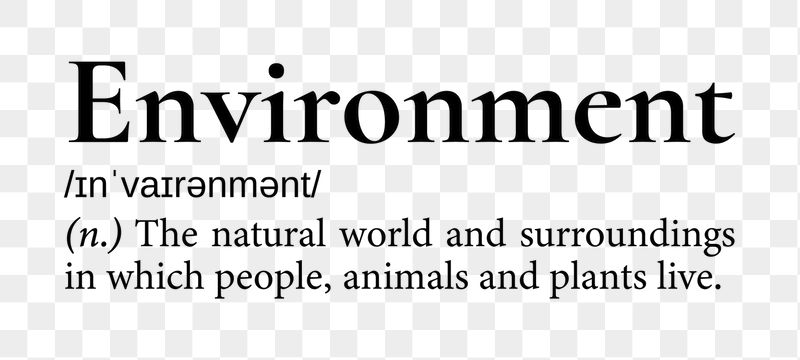 Environment png dictionary word sticker, | Free PNG - rawpixel