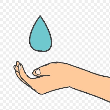 Environment PNG doodle, save water concept | Free stock illustration | High Resolution graphic