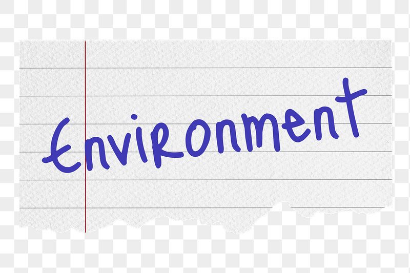 Environment png word, lined note | Free PNG - rawpixel