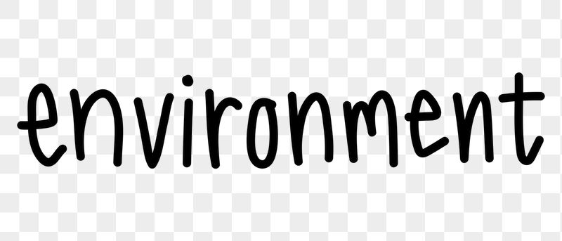 Environment png word sticker, handwritten | Free PNG - rawpixel