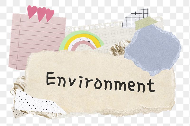 Environment png word sticker typography, | Free PNG - rawpixel