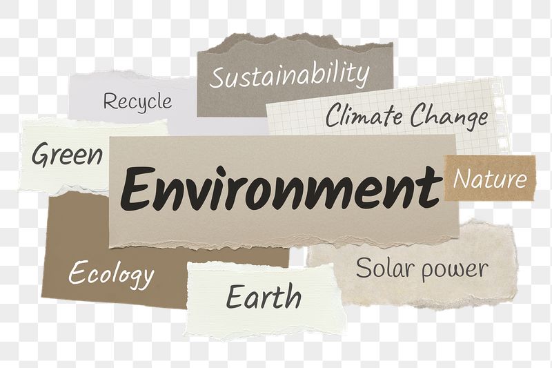 Environment png word sticker typography, | Free PNG - rawpixel