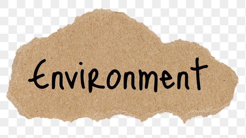 Environment png word, torn paper, | Free PNG - rawpixel