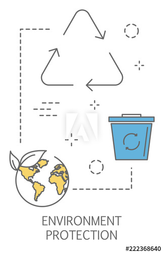 Environment protection concept illustration