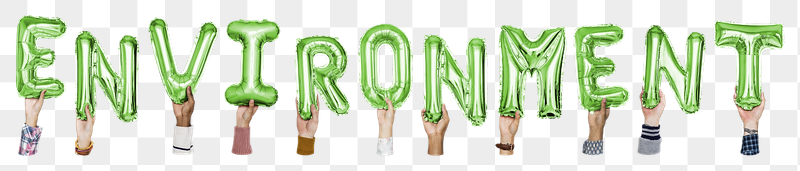 Environment word png, hands holding | Free PNG - rawpixel