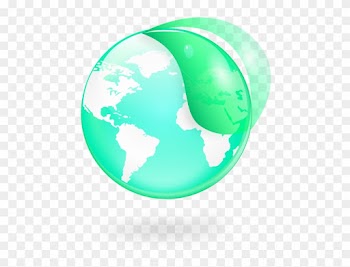 Environmental / Eco Globe &amp; Leaf Icon Png Images - Latin American Social Sciences Institute