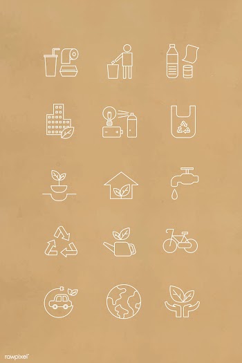 Environmental icon set | Free stock vector - 1206847