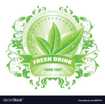 Environmental label vector image