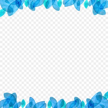 Environmental protection Cartoon Illustration - Vector blue border 