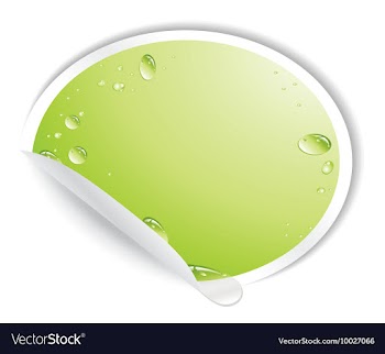 Environmental sticker vector image