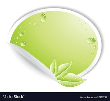 Environmental sticker vector image