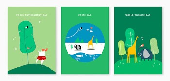 Environmental sustainable days concept illust.. | Free stock vector - 457334