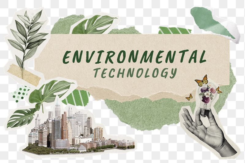 Environmental technology png word sticker | Free PNG - rawpixel