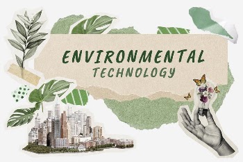 Environmental technology word typography, green | Free Photo - rawpixel