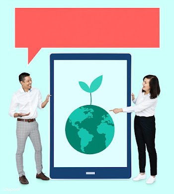 Environmentalists discussing about the world | Free stock psd mockup - 492201