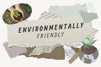 Environmentally friendly word typography, green | Free Photo - rawpixel