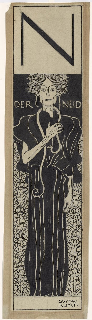 "Envy" by Gustav Klimt | Free Photo - rawpixel