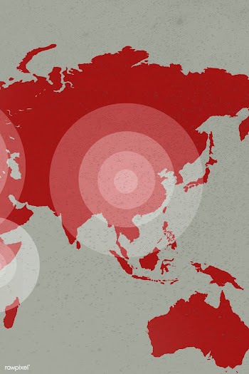 Epicenters of coronavirus pandemic on the world map background | Free  illustration - 2300518