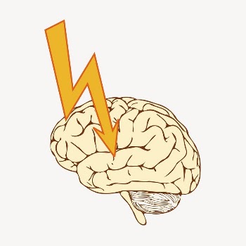 Epileptic brain clipart, illustration vector. | Free Vector - rawpixel