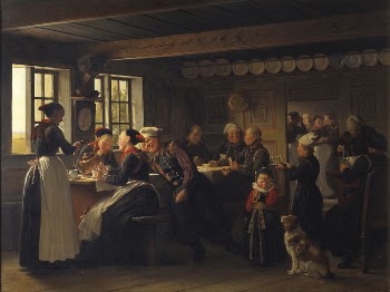 Episode of a feast at Amager | Free Photo - rawpixel