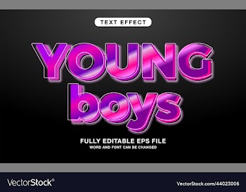 eps editable text effect
