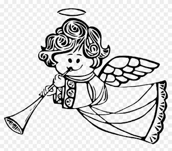 - Eps, - Svg, - Free Clipart Of A Cute Angel - Coconut Tree Silhouette Png