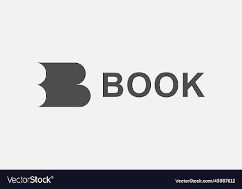 eps10 b monogram letter b book